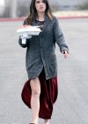 Shenae Grimes - on the set of 90210 in Huntington beach